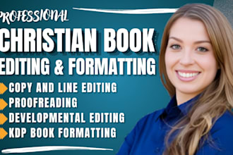 christian book editing formatting proofreading journal devotional book editor