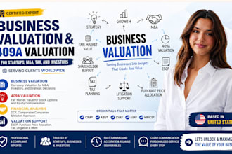 certified business valuation, 409a valuation as CPA, abv aicpa, cva, and asa