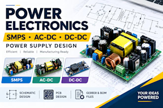 design smps ac dc dc dc power supply and power electronics pcb