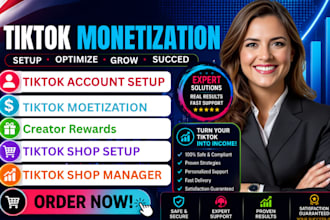 create USA tiktok account for creator rewards and monetization