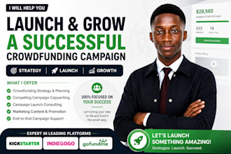 promote your kickstarter indiegogo gofundme campaign to active backer donor