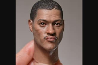 3d head and leg bust