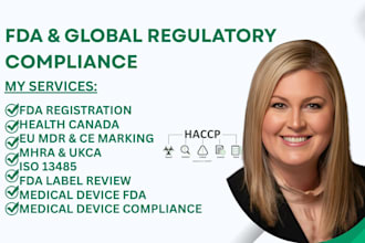 regulatory expert fda, canada, eu medical devices, supplements, cosmetics