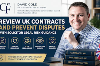 review uk contracts and prevent disputes with solicitor legal risk guidance