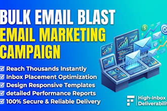 do bulk email blast email marketing and email campaign setup