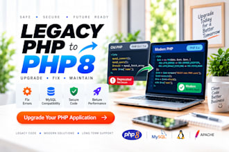 expertly upgrade legacy PHP mysql apps to PHP 8