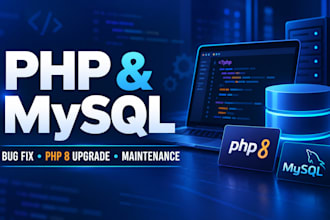 upgrade legacy PHP mysql apps to PHP 8 and fix errors