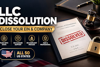 dissolve your US llc, file company dissolution, and close your ein
