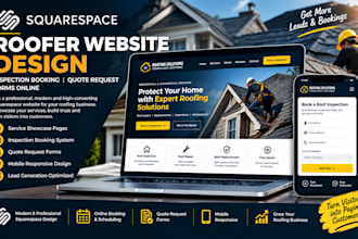 squarespace electrician website design service booking estimate request forms