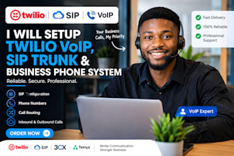 set up telnyx voip, sip trunk and phone numbers