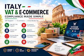 help with italy vat iva ecommerce and  cross border tax compliance