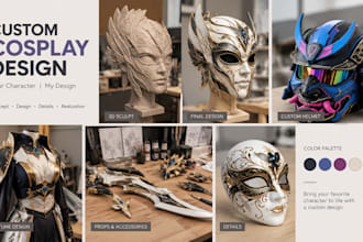 create custom cosplay costume designs for your favourite character