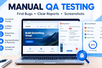 manually test your website and find bugs