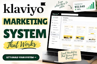 setup klaviyo flows, klaviyo campaign, klaviyo email segmentation for shopify