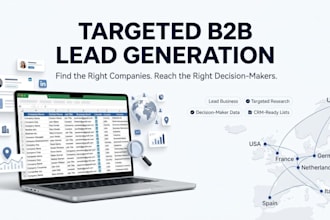 generate targeted b2b leads and build a verified prospect list