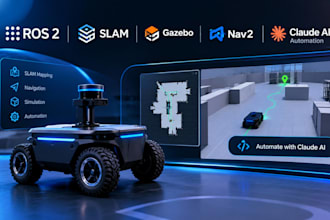 develop and fix ros2 slam navigation gazebo simulation nav2 claude ai automation