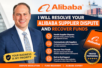 resolve your alibaba supplier dispute and recover funds