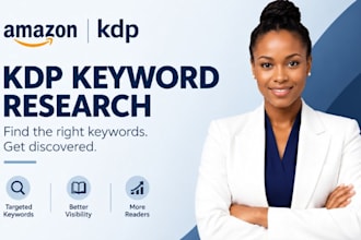 do amazon KDP keyword and category research for your book