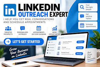 manual linkedin outreach, connections request, appointment setting
