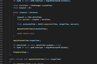 fix bugs and write scripts for your unity game