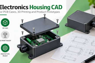 design electronics housing cadelectronics housing cad for pcb cases, 3d printing