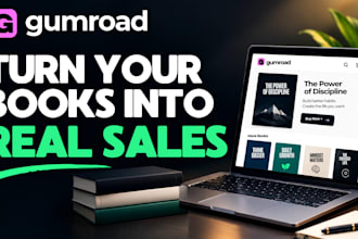 setup and optimize a gumroad for authors