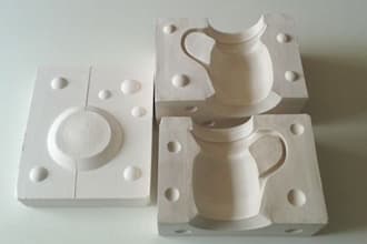 design slip casting mold design silicone mold ceramic mold stl file for 3d print