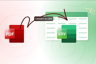 extract data from PDF to excel or CSV