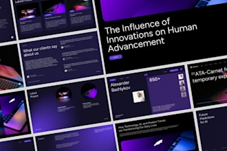 design modern presentation canva ppt pitch deck  company presentation