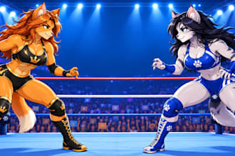 write women wrestling catfight furry manga fanfiction and adult themed stories