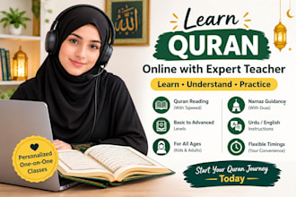 teach quran online with tajweed, islamic studies,