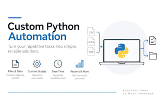 create a custom python automation script for your task