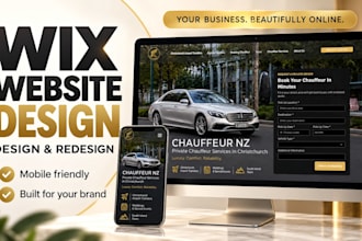 design or redesign a professional wix website