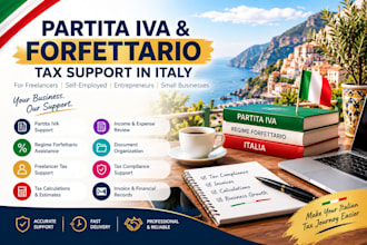 assist with italy partita iva and forfettario tax compliance