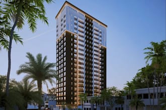 buildup multi storey residence, high rise apartment remodel, external cgi render