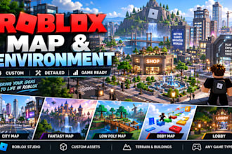 build custom roblox map roblox game environment 3d environment in roblox studio