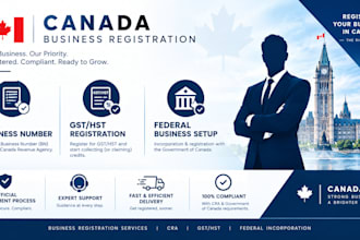 register your canada business, cra business number and gst hst fast
