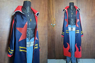create custom fabric cosplay costumes leather outfit gloves halloween cosplay