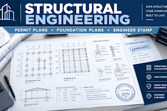 do structural engineer permit plans foundation plans engineer stamp