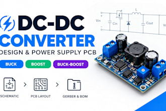 design buck boost dc dc converter power electronics and power supply pcb