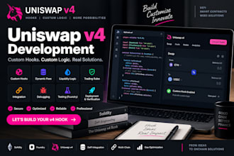 develop, debug and deploy custom uniswap v4 hooks