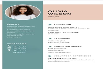 create a CV for your job interview