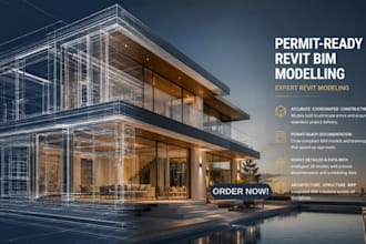 provide professional revit bim modeling for permit ready projects