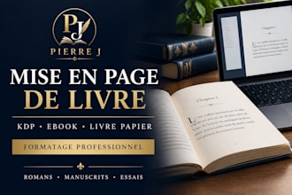 mettre en page professionnellement votre livre francais pour KDP