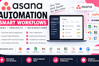 asana automation workflow project management zapier make task integration