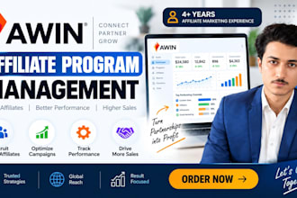manage and grow your awin, impact, cj affiliate program
