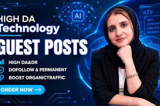 build tech backlinks via tech guest post on high da tech sites to rank blogs
