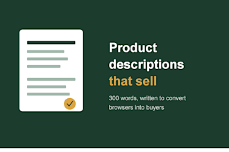 write a compelling 300 word product description that sells