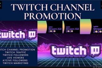 twitch marketing twitch live viewers organic followers channel growth partner