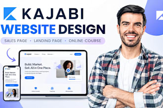 design kajabi sales page kajabi landing page website for kajabi online course